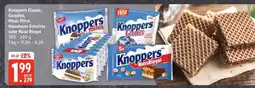 Edeka Knoppers Classic, Goodies, Minis Milch Haselnuss Schnitte oder Nuss Riegel Angebot