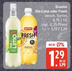 Edeka Granini Die Limo oder Fresh Angebot