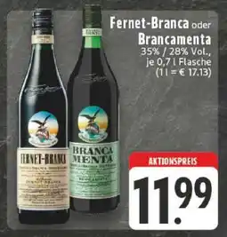 Edeka Fernet-Branca oder Brancamenta Angebot