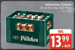 Edeka Veltins Helles Pülleken Angebot