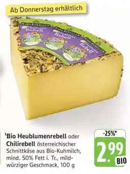 Edeka Bio Heublumenrebell oder Chilirebell Angebot