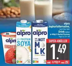 Edeka alpro Joghurtalternative, auch Skyr oder Drink haltbar Angebot