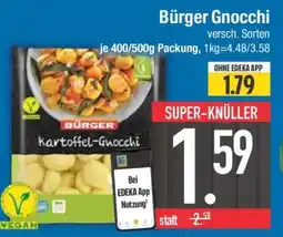 Edeka Bürger Gnocchi Angebot