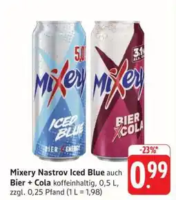 Edeka Mixery Nastrov Iced Blue / Bier + Cola Angebot