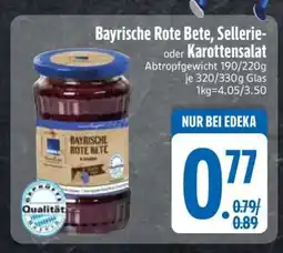 Edeka Bayrische Rote Bete, Sellerie- oder Karottensalat Angebot