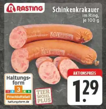 Edeka Rasting Schinkenkrakauer Angebot