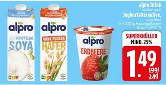 Edeka alpro Drink haltbar oder Joghurtalternative Angebot