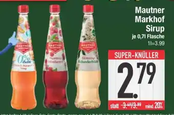Edeka Mautner Markhof Sirup Angebot