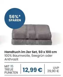Edeka Handtuch im 2er Set, 50 x 100 cm Angebot