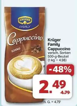 Famila Nord Ost KRÜGER Family-Cappuccino Angebot