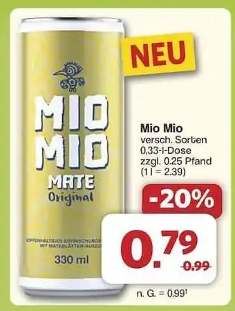 Famila Nord Ost Mio Mio Mate Original Angebot