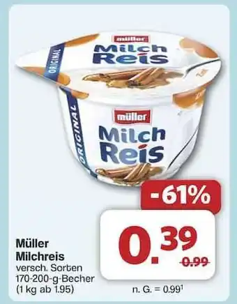Famila Nord Ost Müller Milchreis Angebot