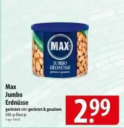 Famila Nord Ost Max Jumbo Erdnüsse Angebot
