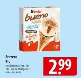 Famila Nord Ost FERRERO Eis Angebot