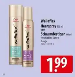 Famila Nord Ost WELLAFLEX Haarspray oder Schaumfestiger Angebot
