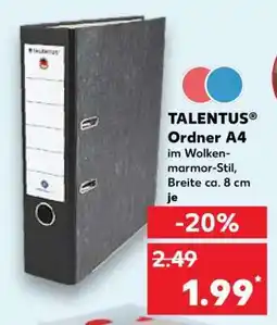 Kaufland TALENTUS Ordner A4 Angebot