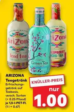 Kaufland ARIZONA Teegetränk Angebot