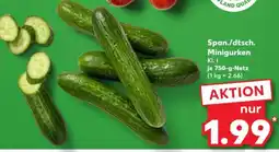 Kaufland Span./dtsch. Minigurken Angebot