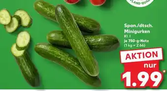 Kaufland Span./dtsch. Minigurken Angebot