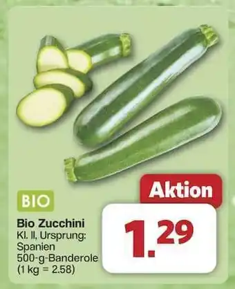 Famila Nord Ost Bio Zucchini Angebot