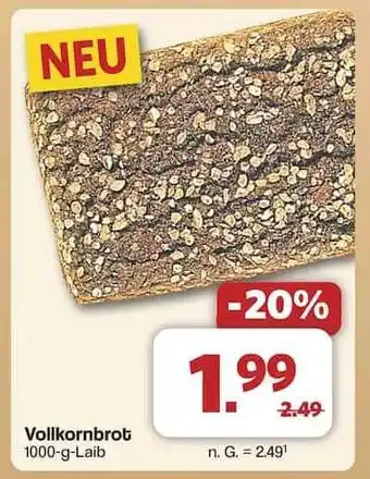 Famila Nord Ost Vollkornbrot Angebot