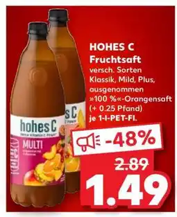 Kaufland HOHES C Fruchtsaft Angebot