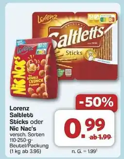 Famila Nord Ost Lorenz Saltlett Sticks oder Nic Nac's Angebot