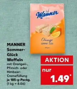 Kaufland MANNER Sommer-Glück Waffeln Angebot