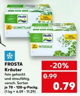 Kaufland FROSTA Kräuter Angebot