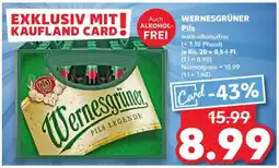 Kaufland WERNESGRÜNER Pils Angebot