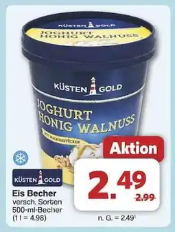 Famila Nord Ost Küsten Gold Eis Becher Angebot