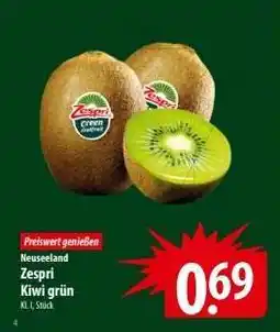 Famila Nord Ost ZESPRI Kiwi grün Angebot