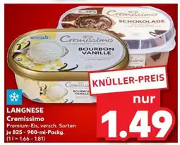 Kaufland LANGNESE Cremissimo Angebot