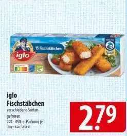 Famila Nord Ost Iglo Fischstäbchen Angebot