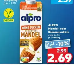 Kaufland Alpro Mandel- oder Kokosnussdrink Angebot