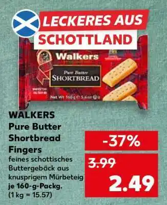 Kaufland WALKERS Pure Butter Shortbread Fingers Angebot
