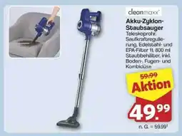 Famila Nord Ost CLEANmaxx Akku-Zyklon-Staubsauger Angebot