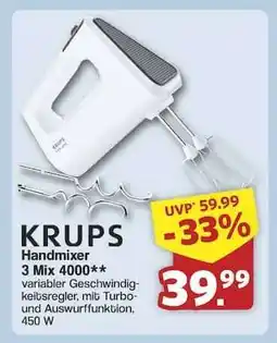 Famila Nord Ost KRUPS Handmixer 3 Mix 4000 Angebot