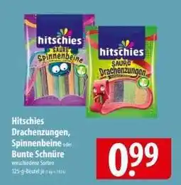 Famila Nord Ost hitschies Drachenzungen, Spinnenbeine oder Bunte Schnüre Angebot