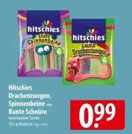 Famila Nord Ost hitschies Drachenzungen, Spinnenbeine oder Bunte Schnüre Angebot