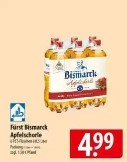 Famila Nord Ost Fürst Bismarck Apfelschorle Angebot