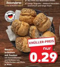 Kaufland Bauernbrötchen mit Saaten Angebot