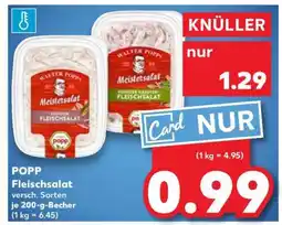 Kaufland POPP Fleischsalat Angebot