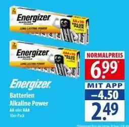 Famila Nord Ost Energizer Batterien Alkaline Power Angebot