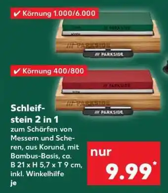 Kaufland Schleifstein 2 in 1 Angebot