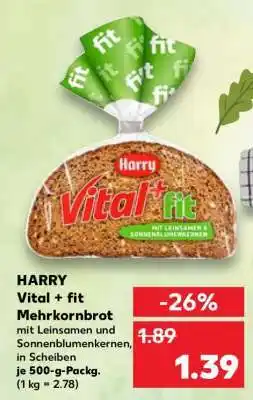Kaufland HARRY Vital + fit Mehrkornbrot Angebot