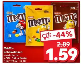Kaufland M&M's Schokolinsen Angebot
