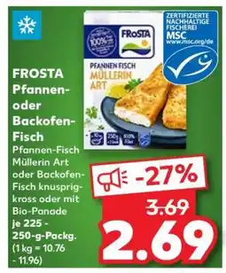 Kaufland FROSTA Pfannen- oder Backofen-Fisch Angebot