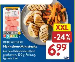 Aldi Süd Hähnchen-Ministeaks Angebot