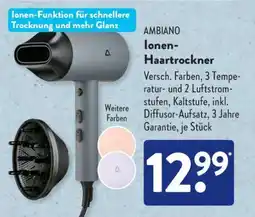 Aldi Süd AMBIAO Ionen-Haartrockner Angebot